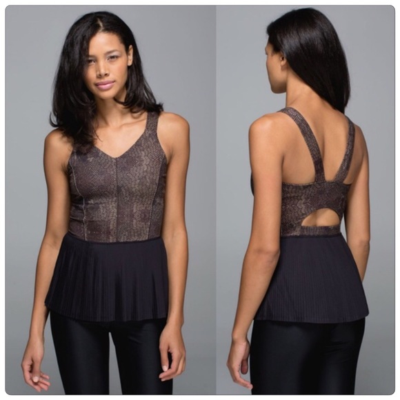 lululemon athletica Tops - Lululemon City Tank in Golden Goddesss Very Rare